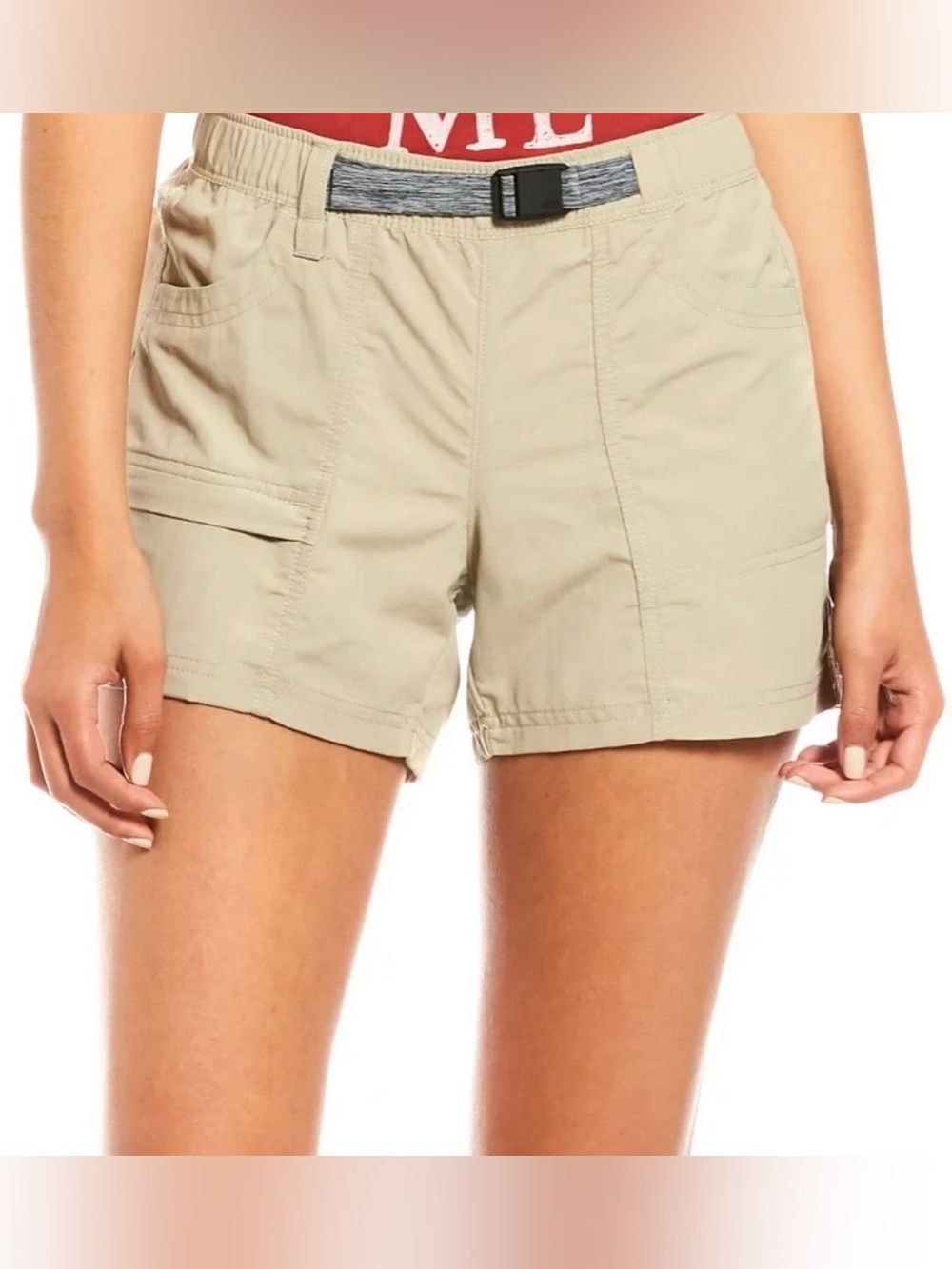 THE NORTH FACE Womens Class V Hike Hiking Shorts Crockery Beige Size Medium NEW